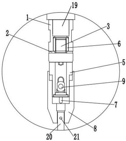 Riveting press with protection function