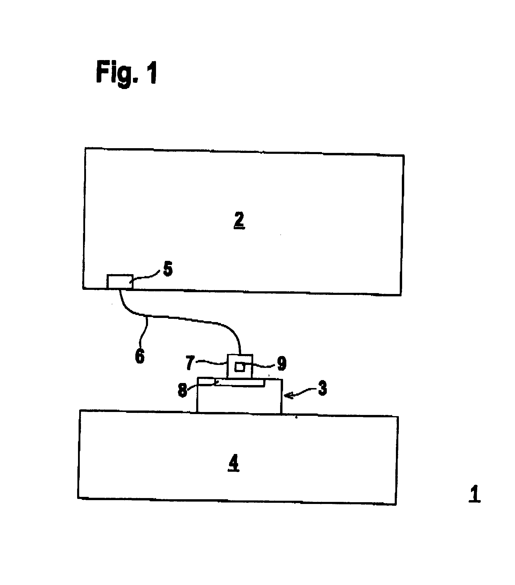 Device for detecting objects in a monitored area