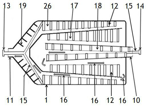 Heat pipe type three-cylinder dryer