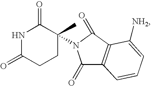 Methods and compositions using 4-amino-2-(3-methyl-2,6-dioxopiperidin-3-yl)-isoindole-1,3-dione