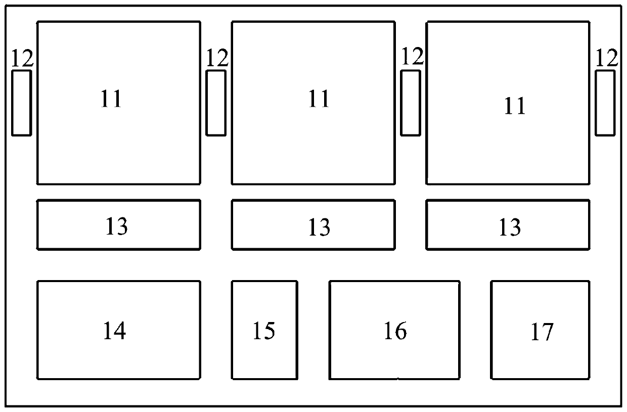 Dynamic wireless charging test device for electric vehicle