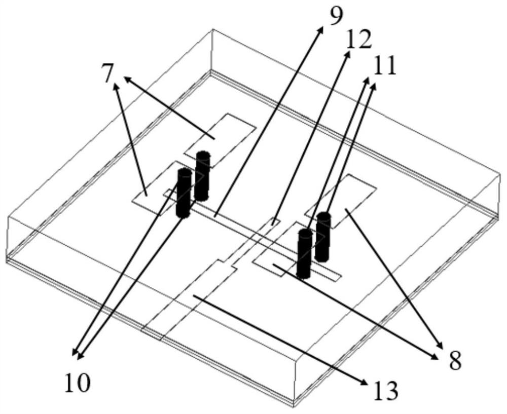 Substrate-integrated electric dipole antenna and array based on low-profile microstrip feed structure