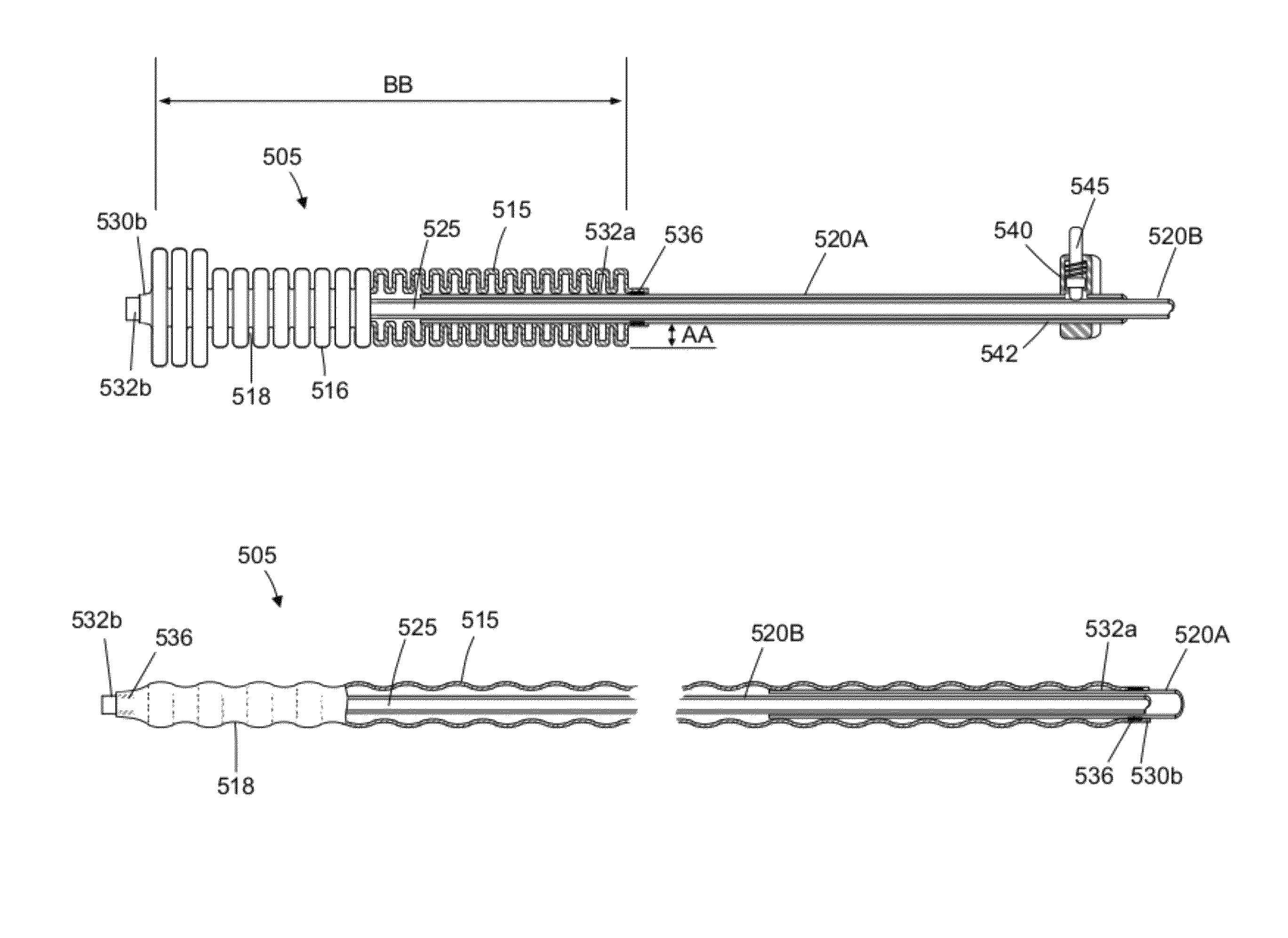 Device for endometrial ablation having an expandable seal for a cervical canal