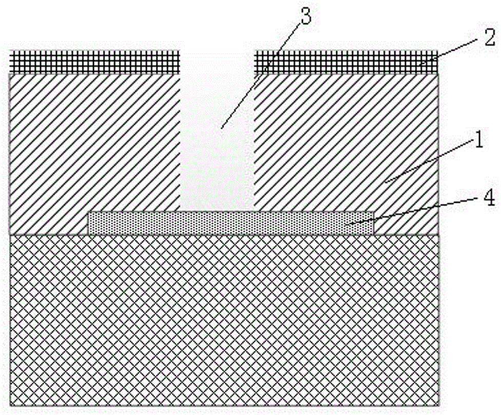 Method for etching surface insulation layer of PAD at bottom of TSV hole of CIS product