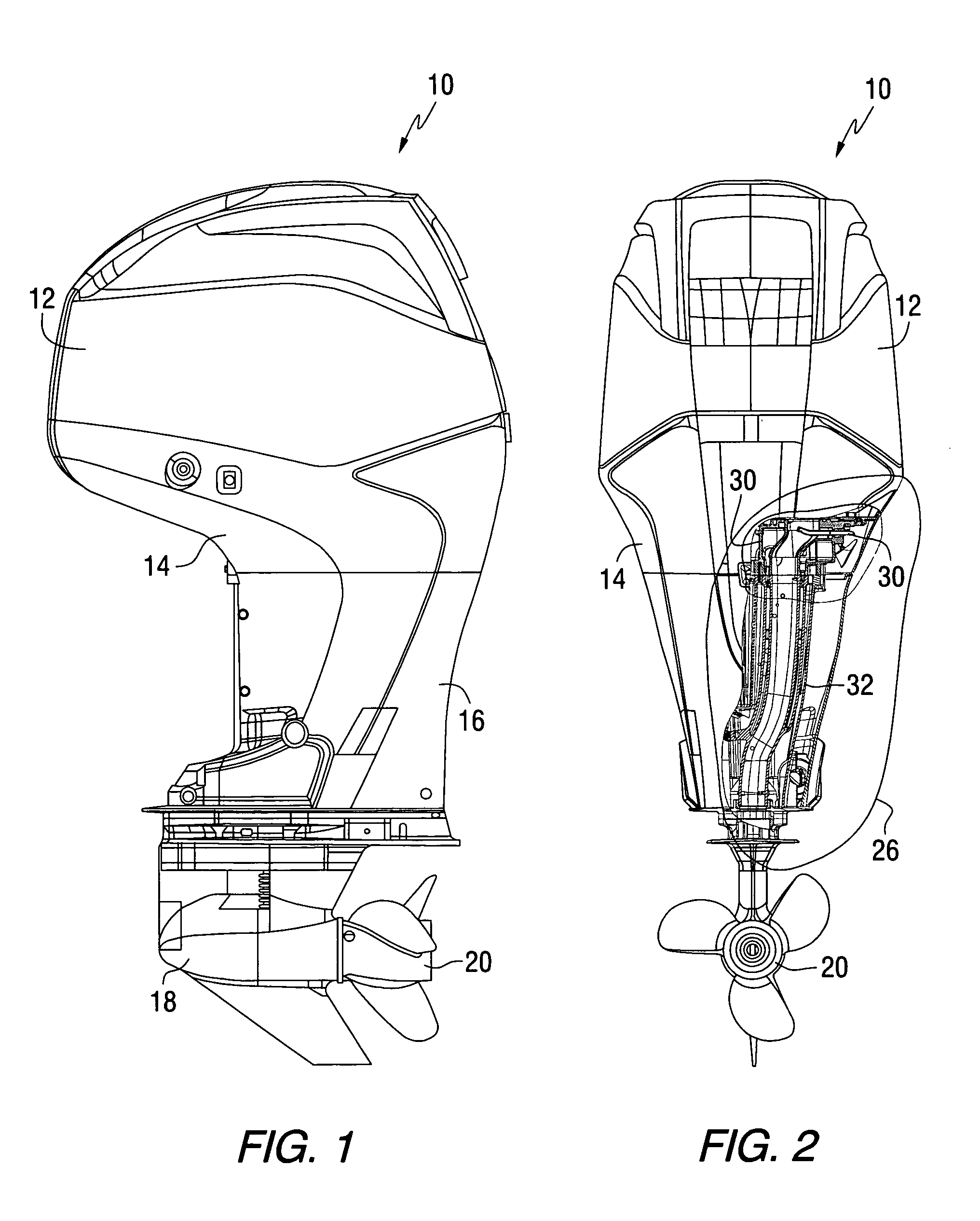 Dual water injector for primary and idle relief exhaust passages