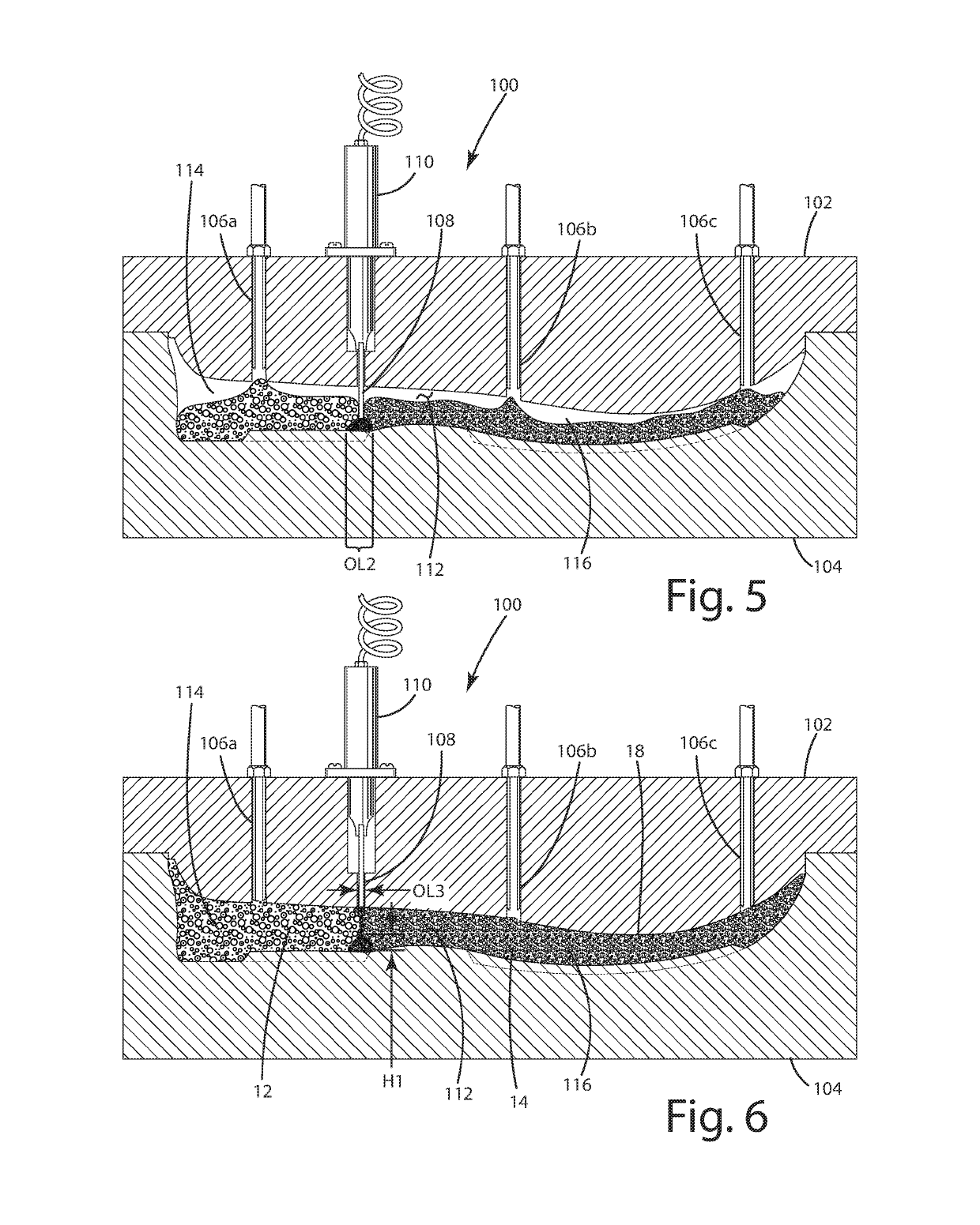 Method and apparatus for manufacturing footwear soles