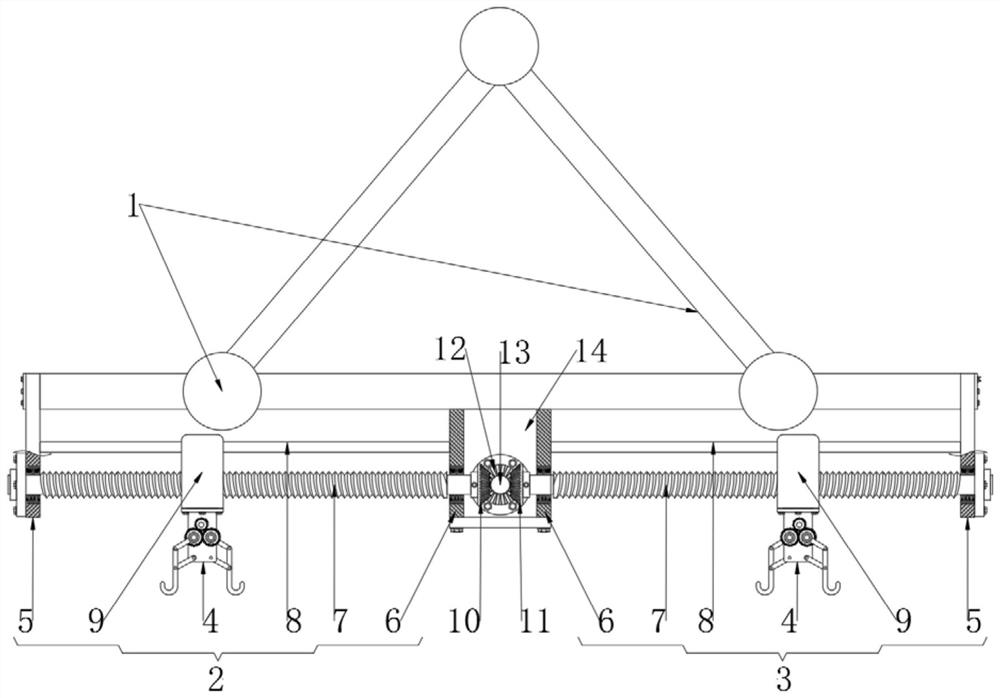 Lifting hook for lifting box girder reinforcement cage