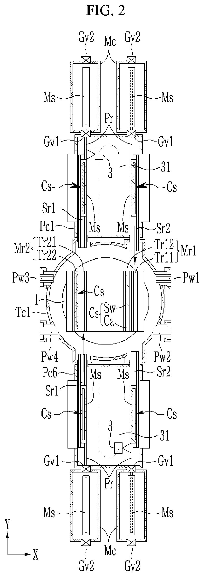 Vacuum processing apparatus and vacuum processing method using the same