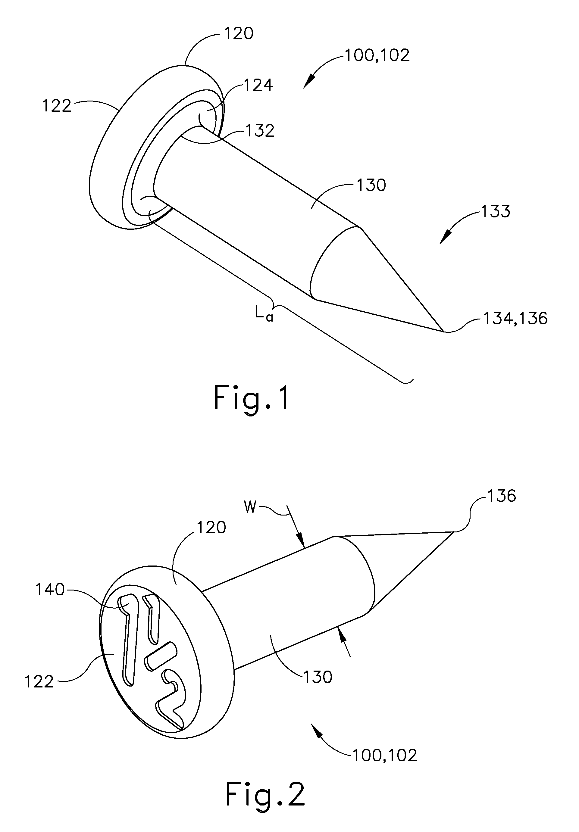 Fastener identification marking