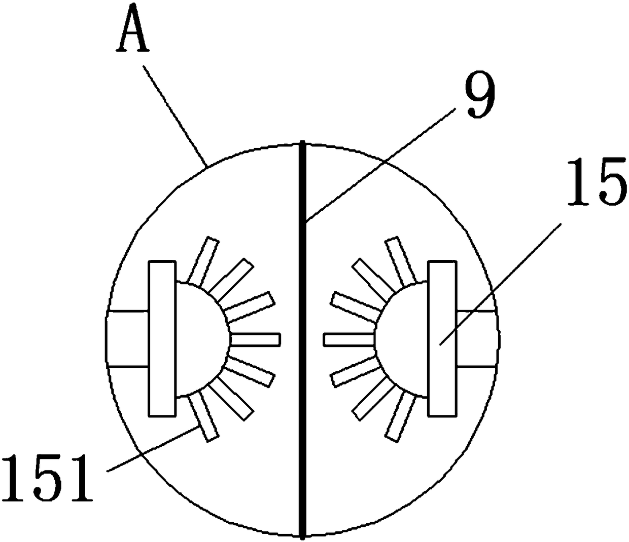 Novel rubber tube wire cleaning device