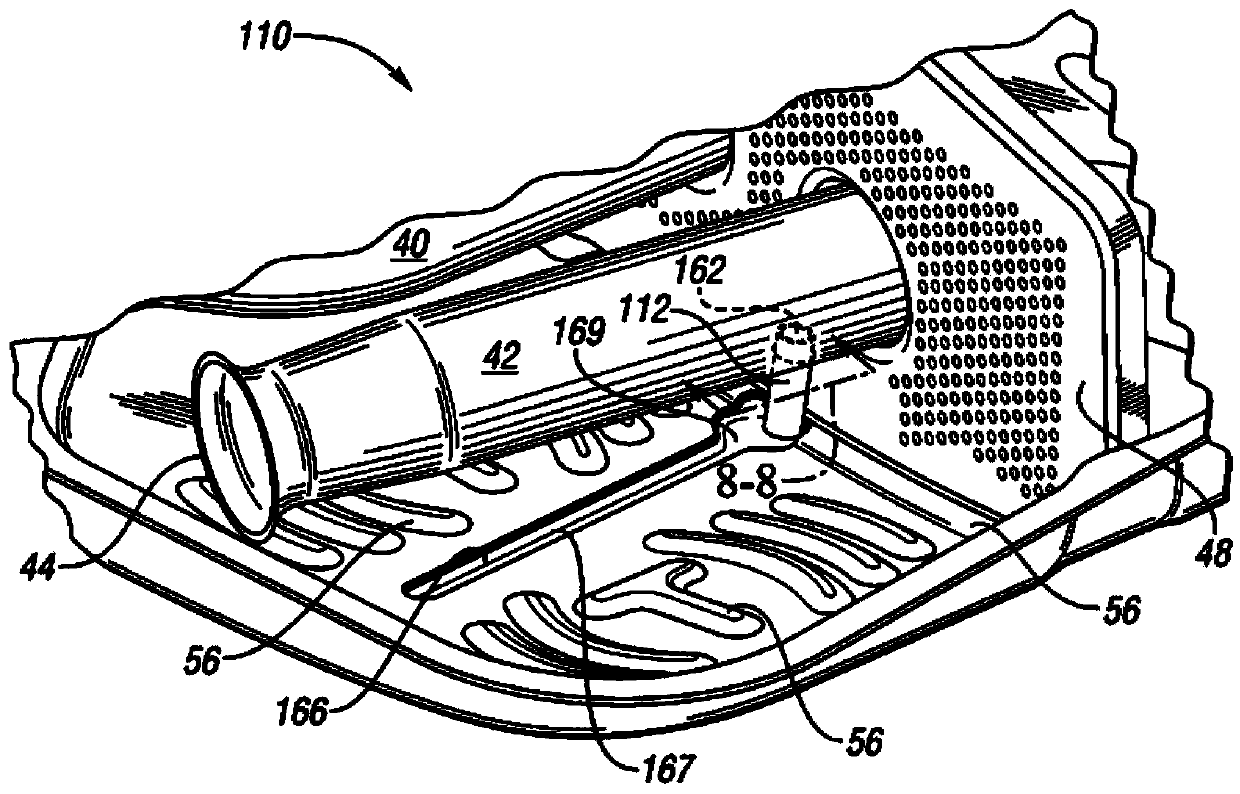 Muffler assembly with siphon tube