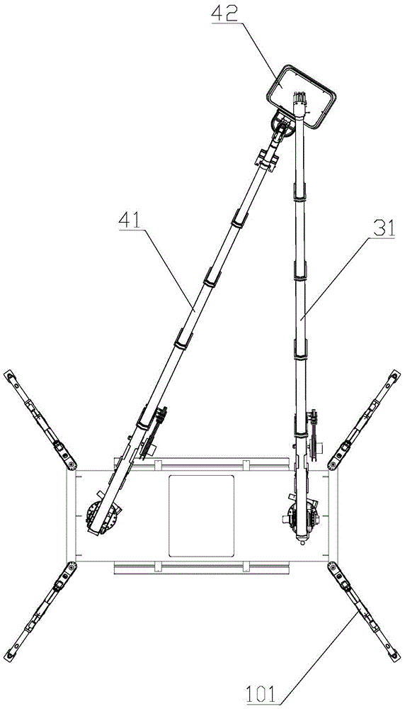 Multifunctional electric work vehicle