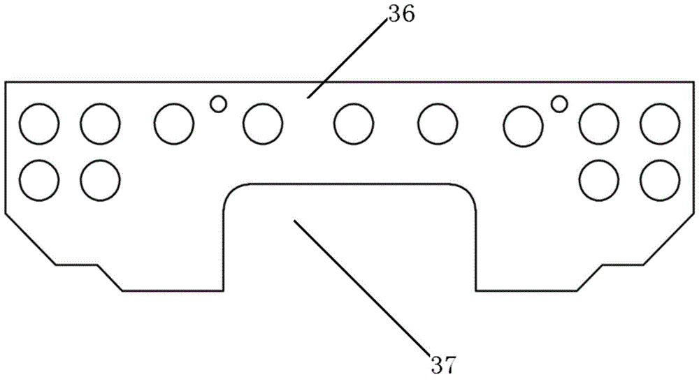 Gluing scraper and gluing equipment