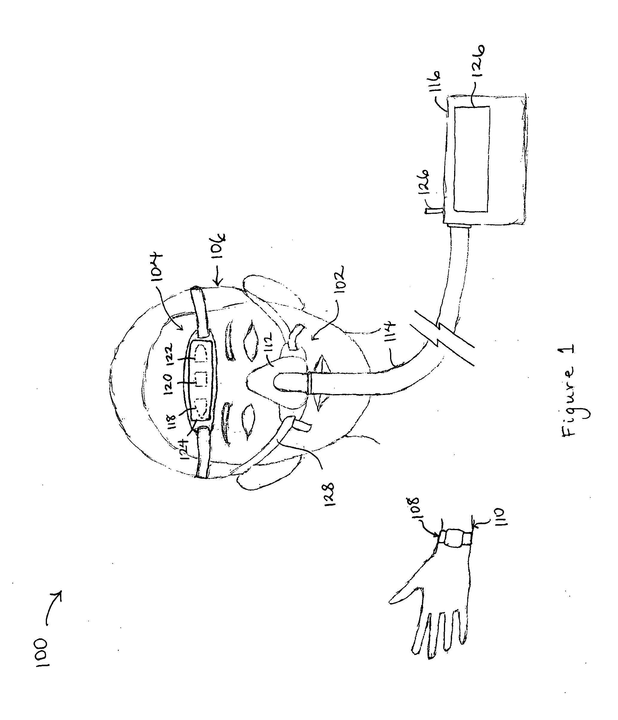 Pressure support system with dry electrode sleep staging device