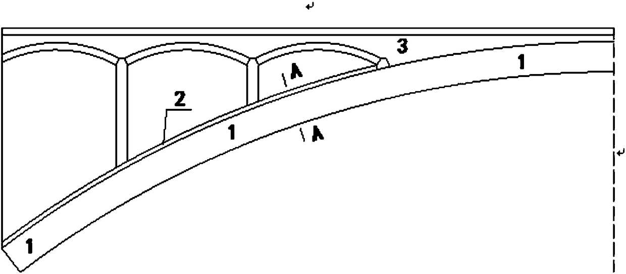 Ultra-high performance concrete-common concrete mixed reinforcing structure and reinforcing method thereof