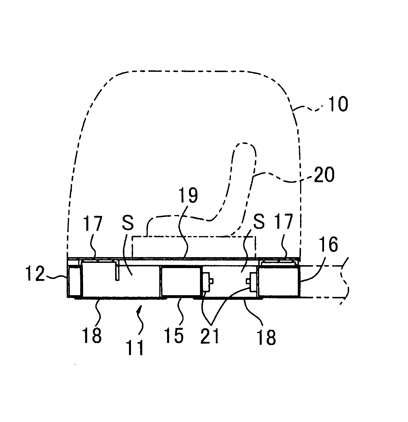 Construction machine with cab noise reduction device