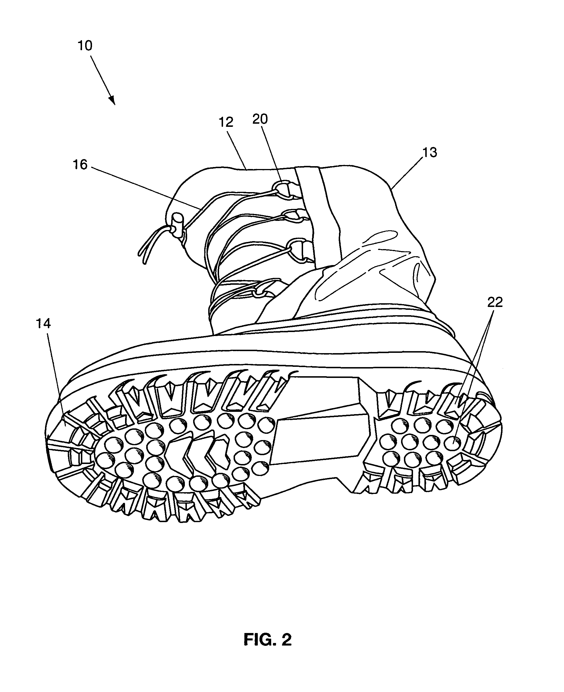 Insulated lightweight pack boot