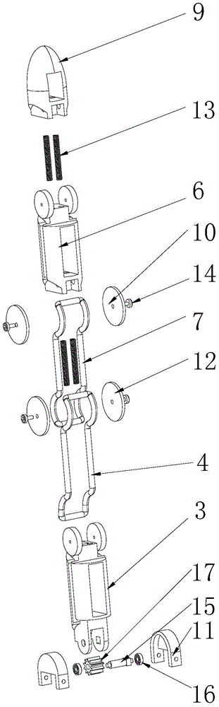 Finger mechanism of anthropomorphic myoelectrical artificial hand