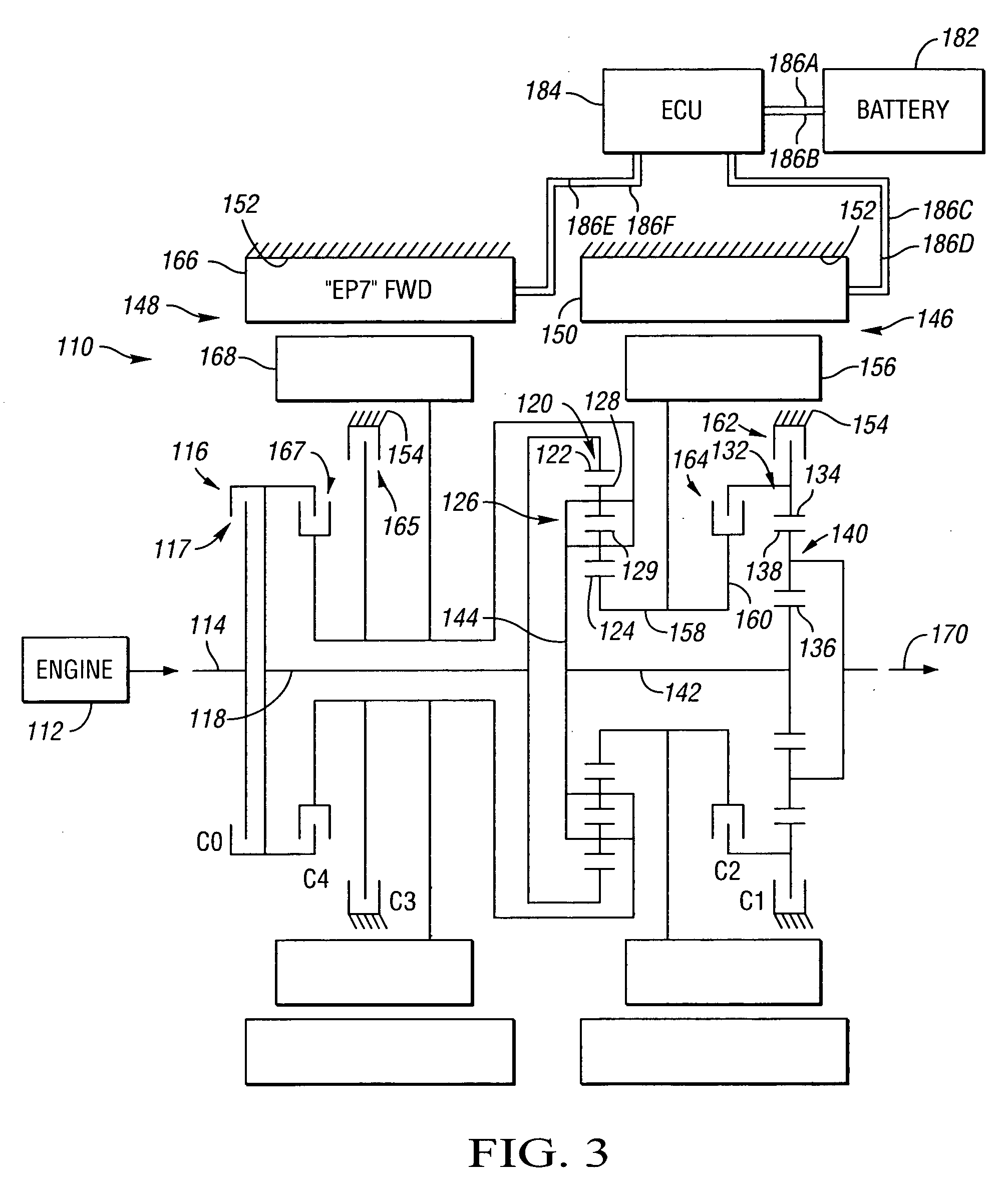 Electrically variable transmission with selective fixed ratio operation