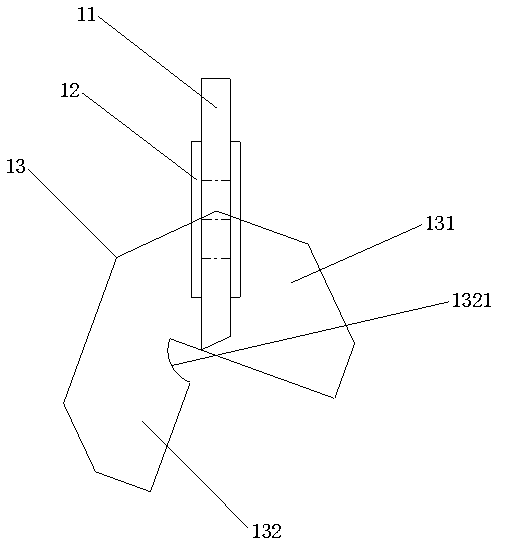 Mid-through type steel box basket arch segment lifting device