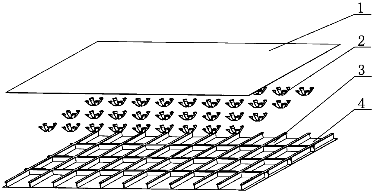 Nonlinear elastic shock absorption bed board