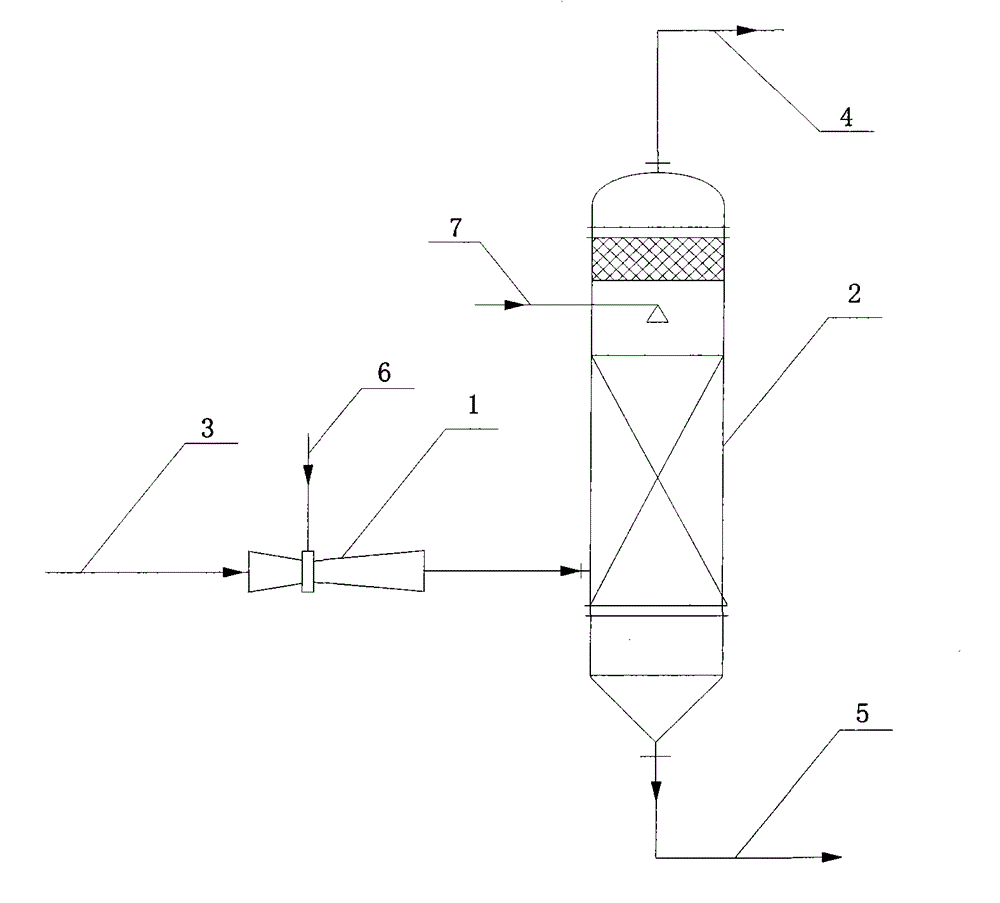 Method for cooling and dedusting fluidized bed gasified raw coal gas