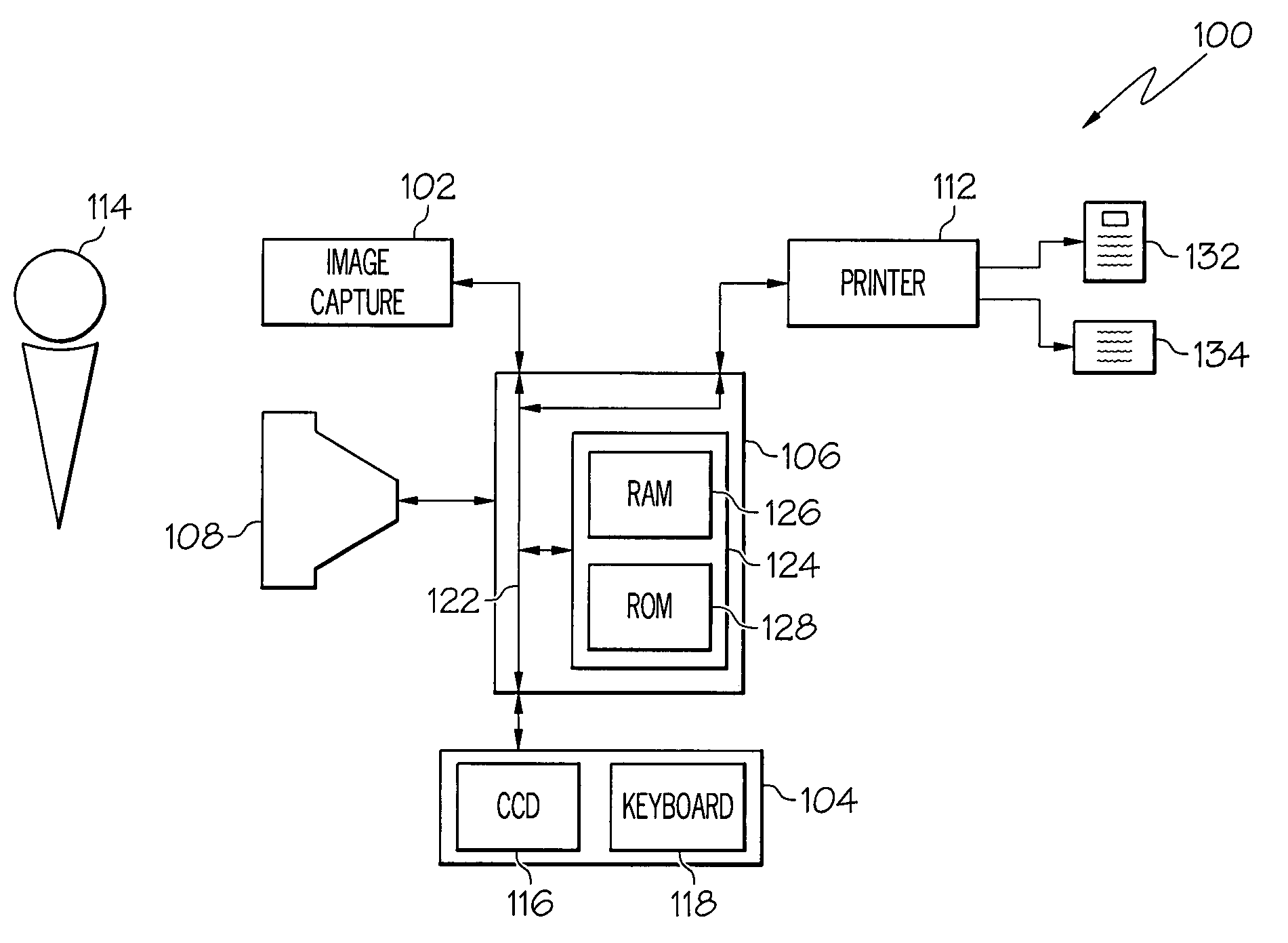 Visitor badge and visitor business card photo identification system and method