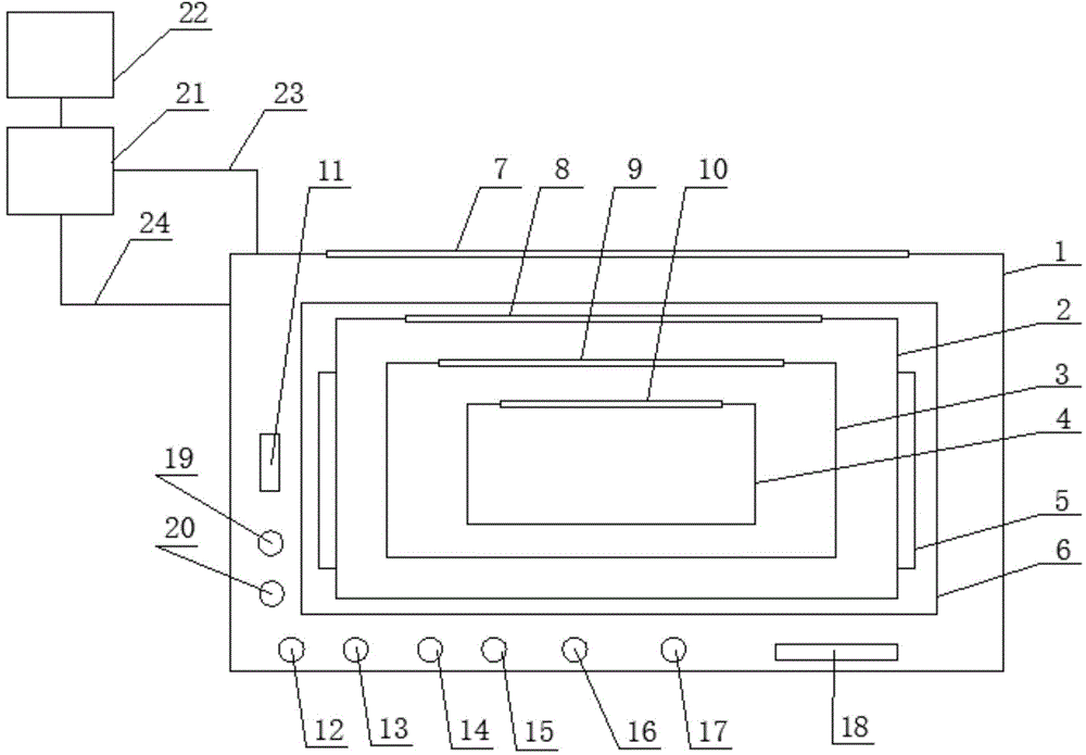 Biological sample simulative preservation experiment device and biological sample preservation method