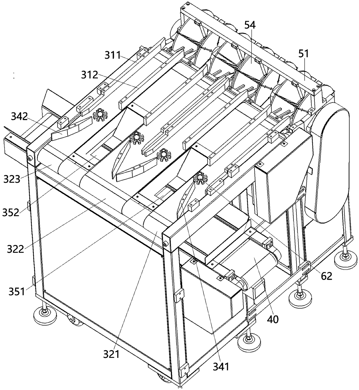 Block cutting device of dried bean curd