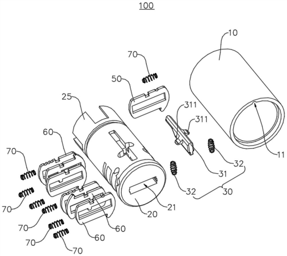 A kind of lock cylinder and lockset