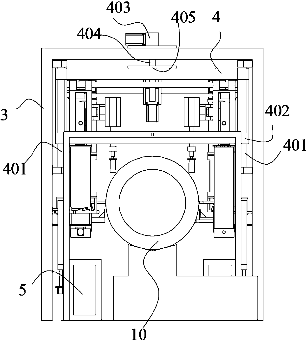 Mold compounding system adapting to pipe pile molds of multiple specifications