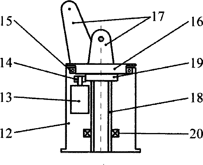 Large-sized redundant mechanical arm for handling explosive and rescue