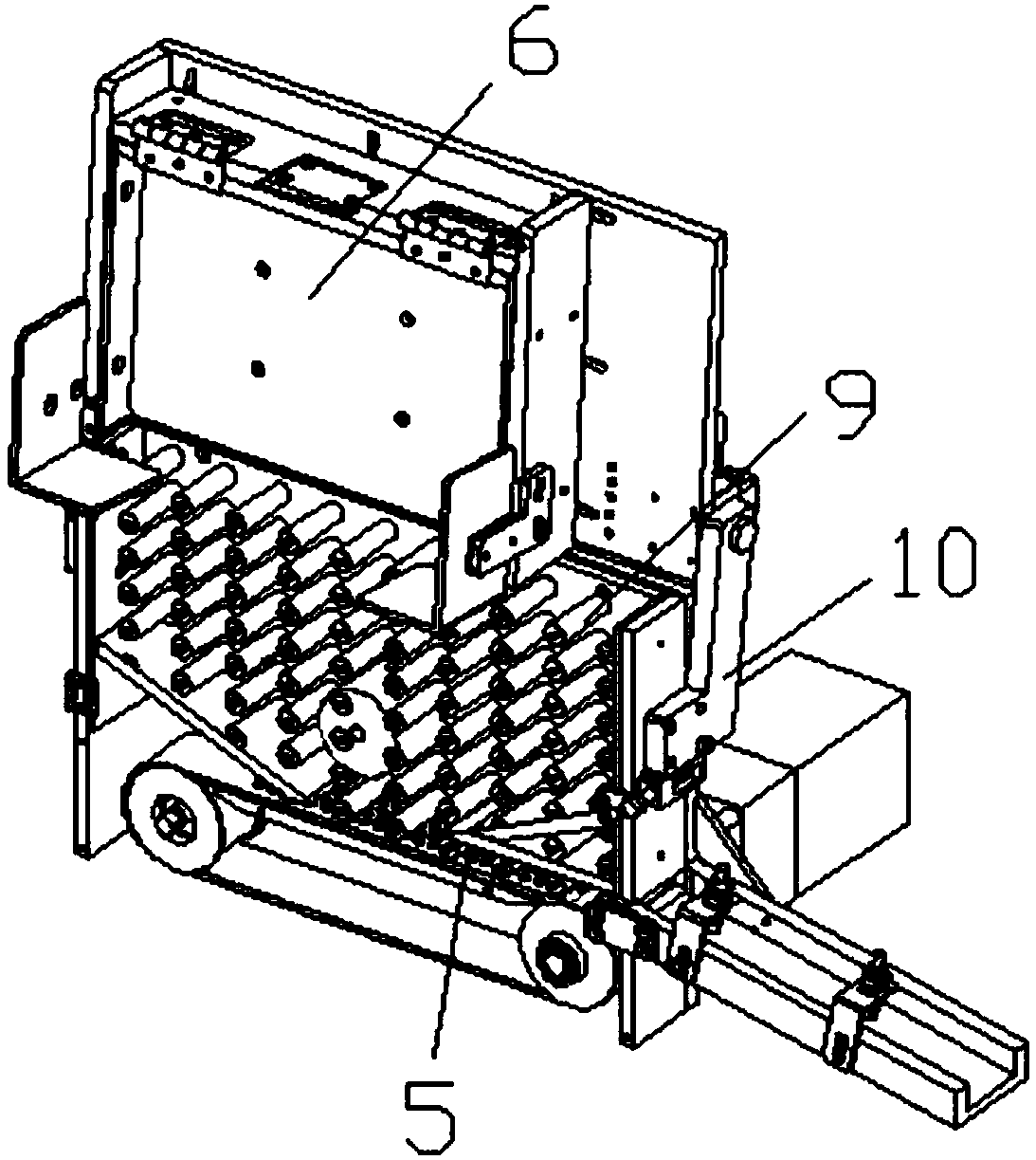 Full-automatic resistance detector used for cylindrical battery