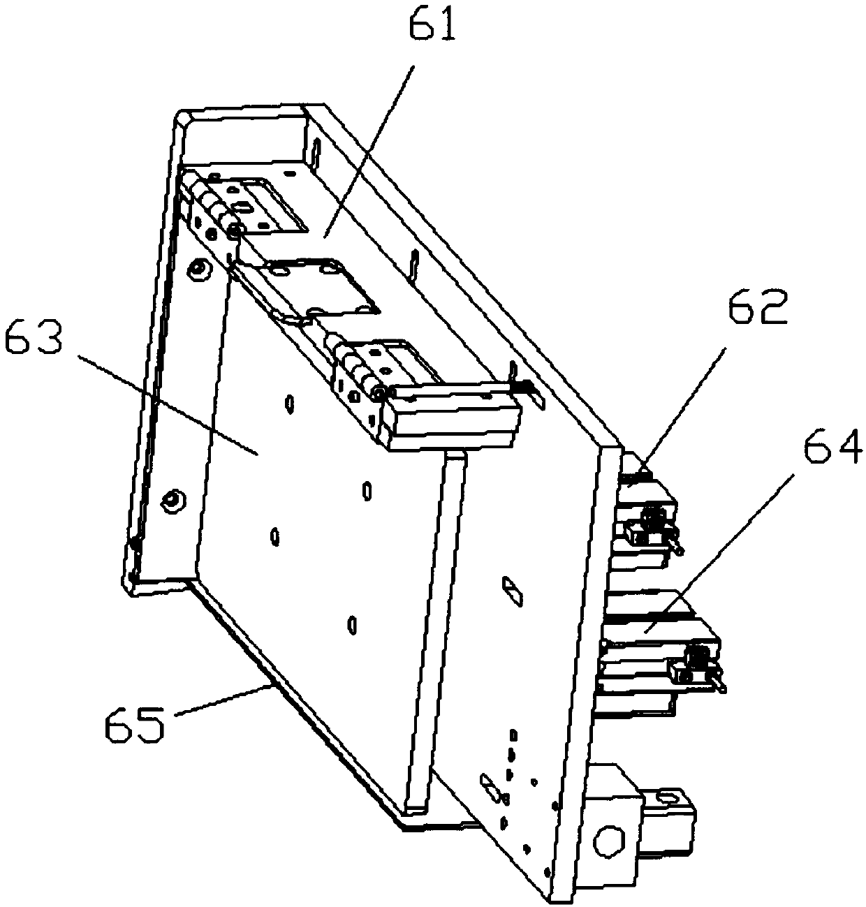 Full-automatic resistance detector used for cylindrical battery