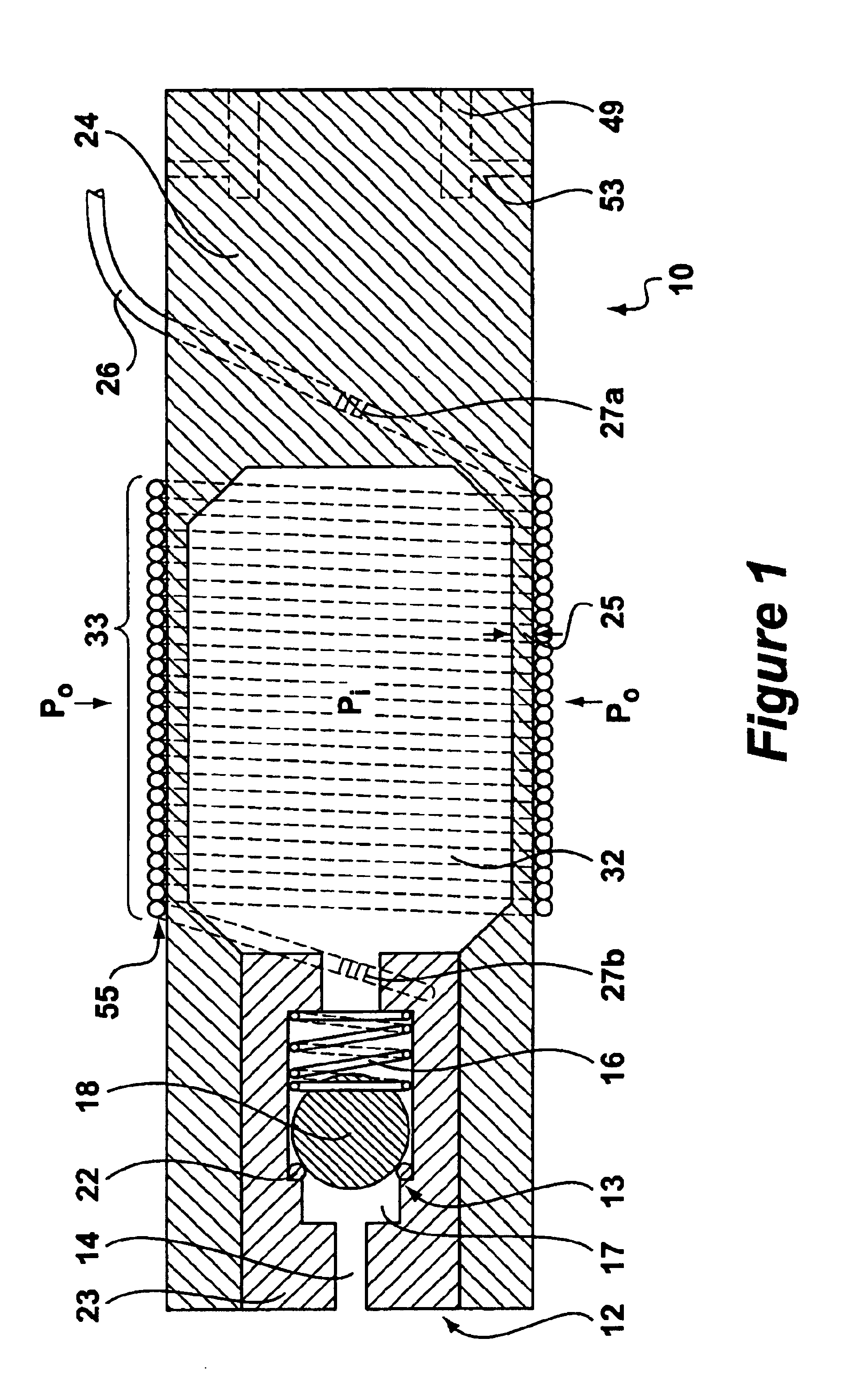 Pressure compensated hydrophone