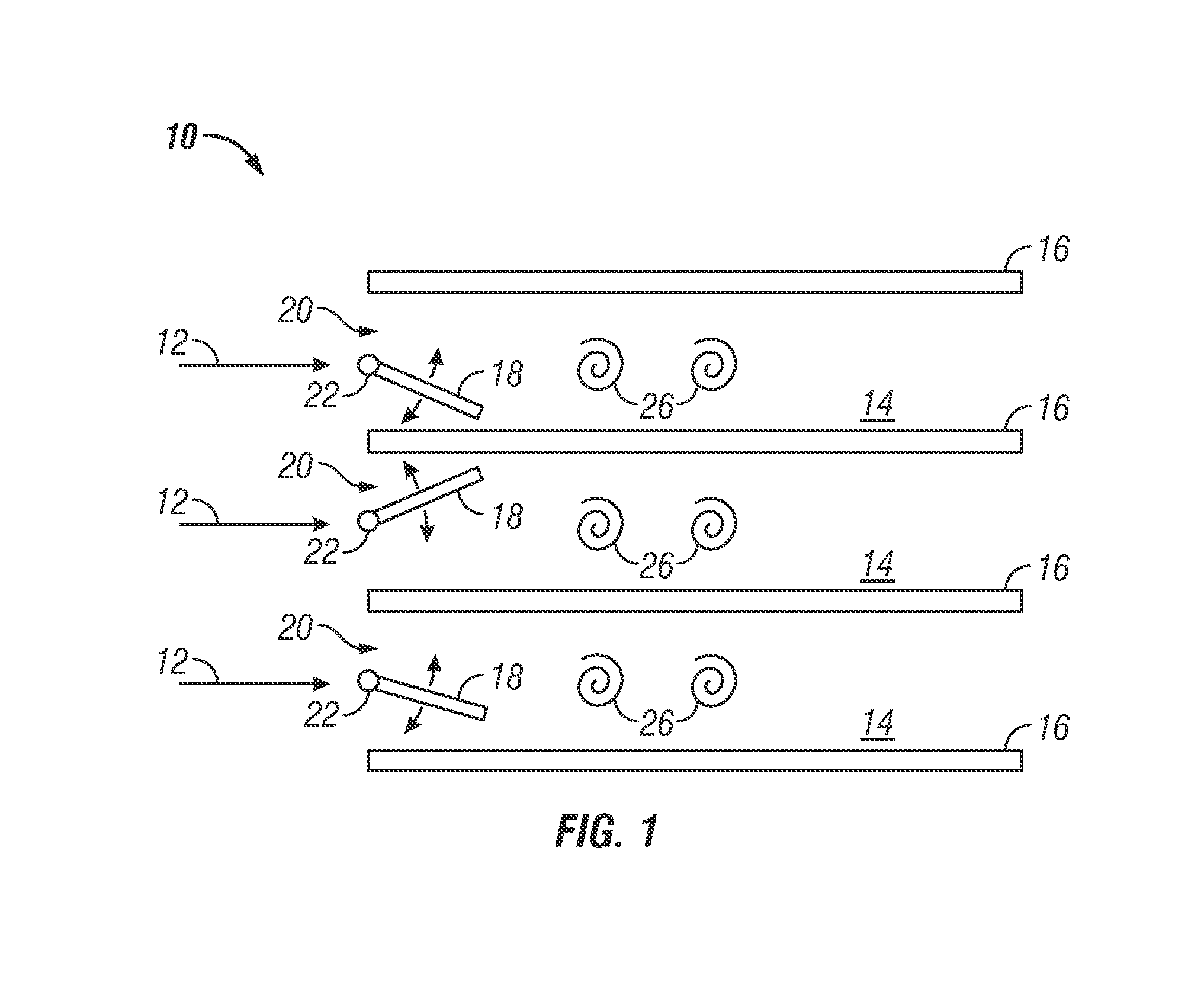 Active structures for heat exchanger