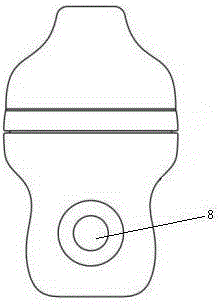 An adjustable ergonomic feeding bottle