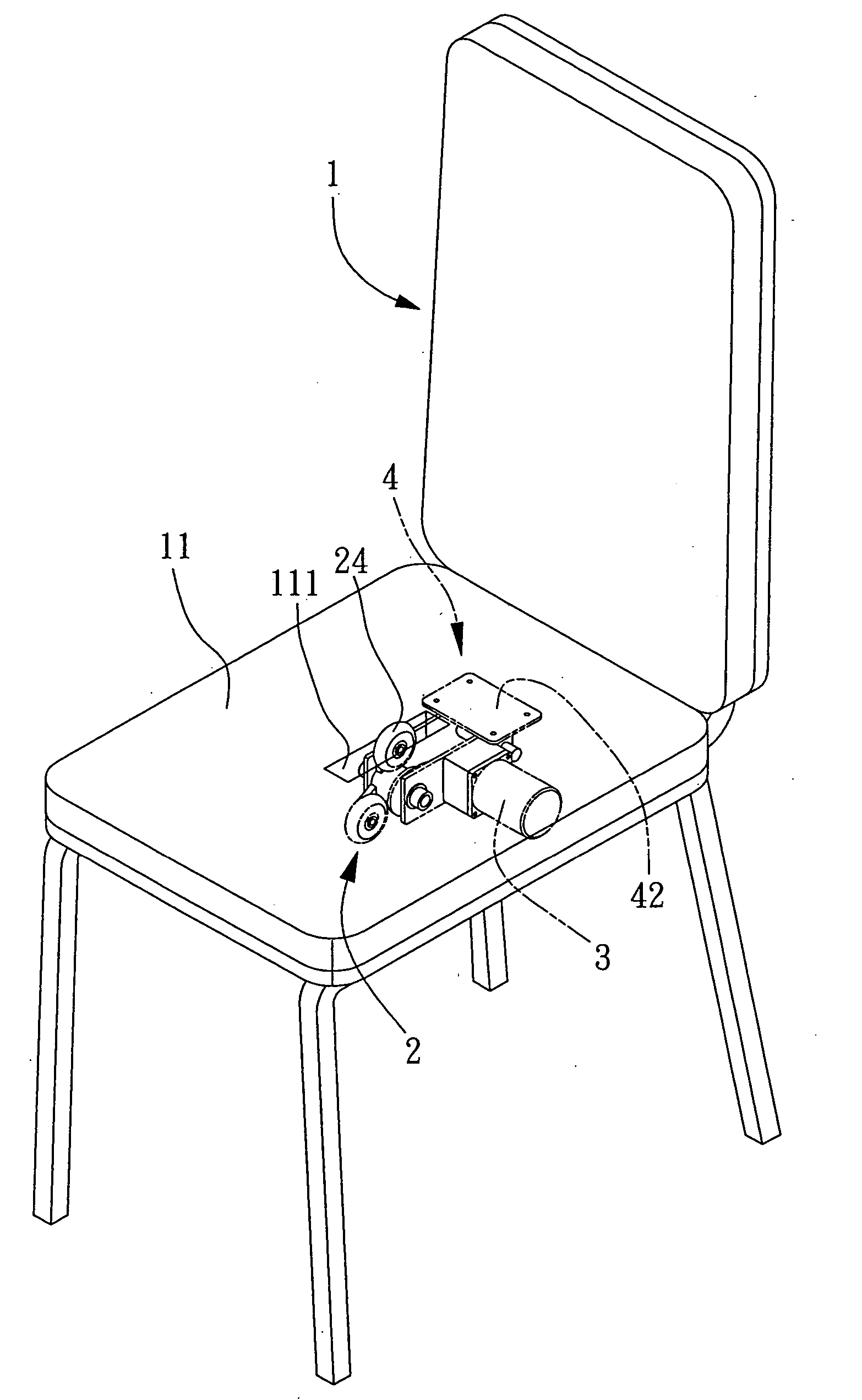 Massaging device capable of improving functions of prostate gland