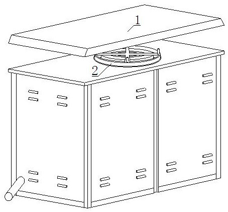 Electric power cabinet with built-in dehumidification mechanism