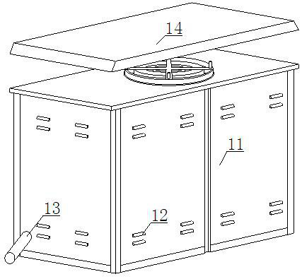 Electric power cabinet with built-in dehumidification mechanism