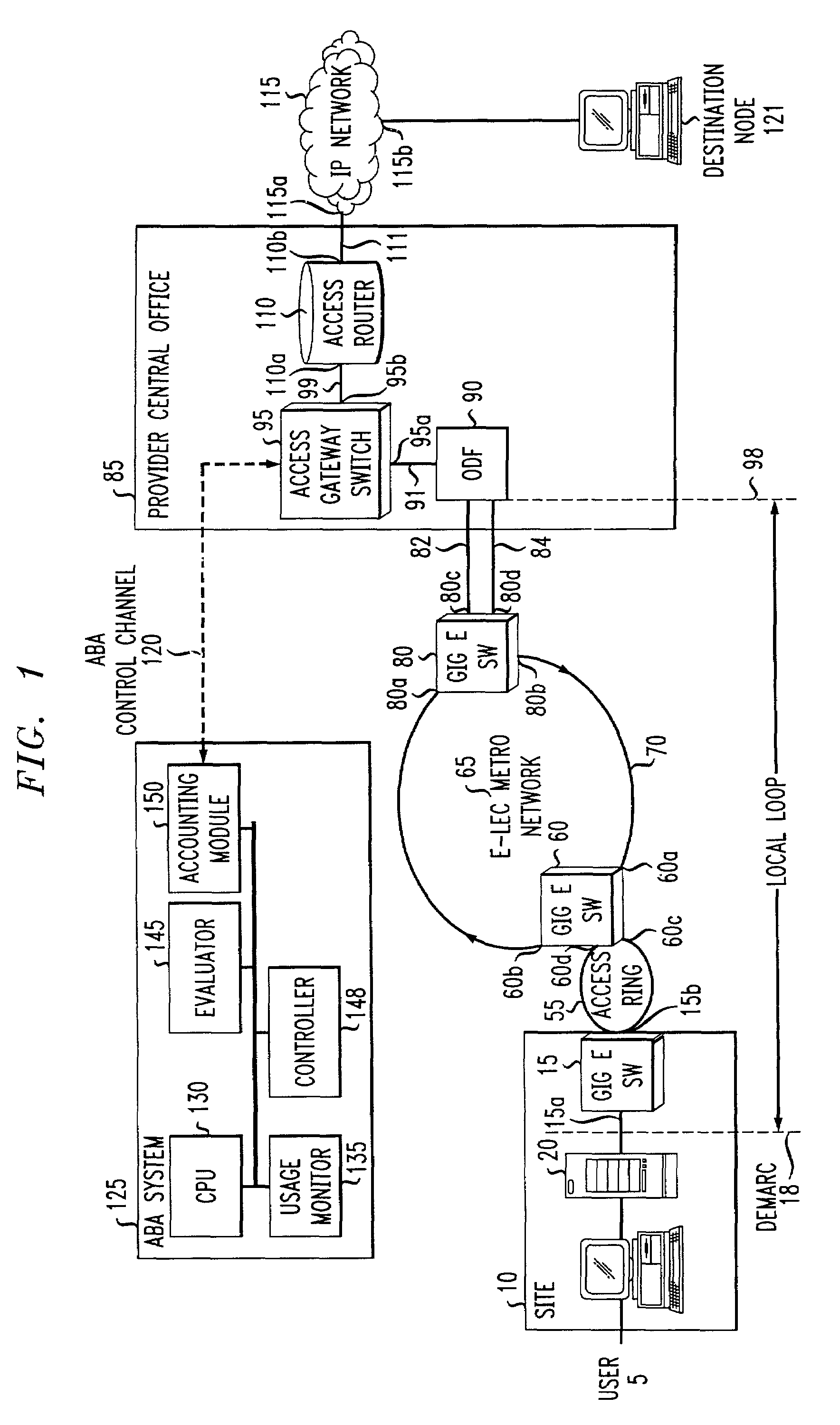 System and method for bandwidth monitoring and allocation in networks