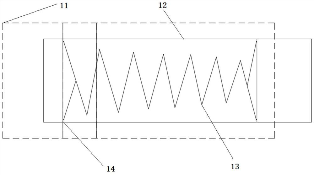 Continuous pushing self-moving machine tail