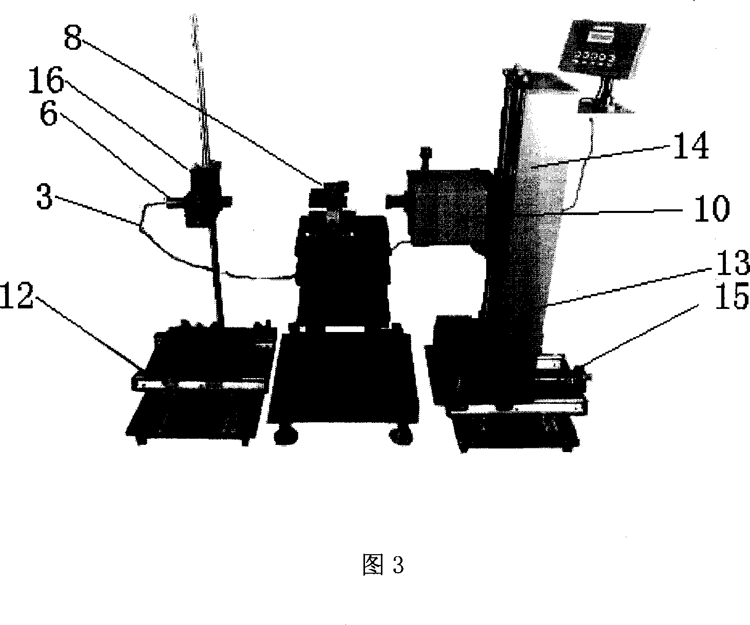 Transmittance ratio test system for folding-shaft periscopic telescope optical system