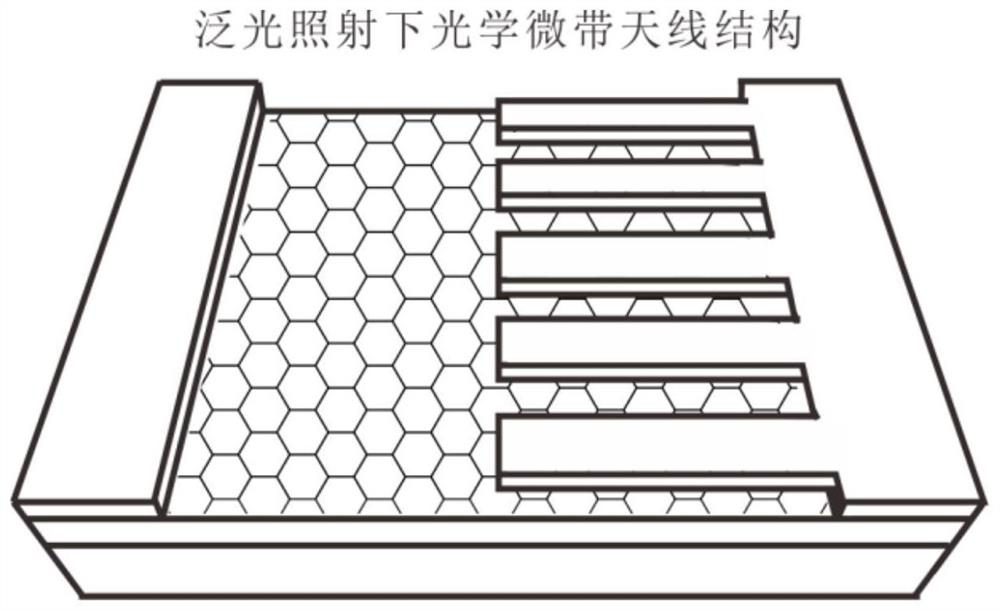 Two-dimensional material detector based on asymmetric integration of optical microstrip antenna