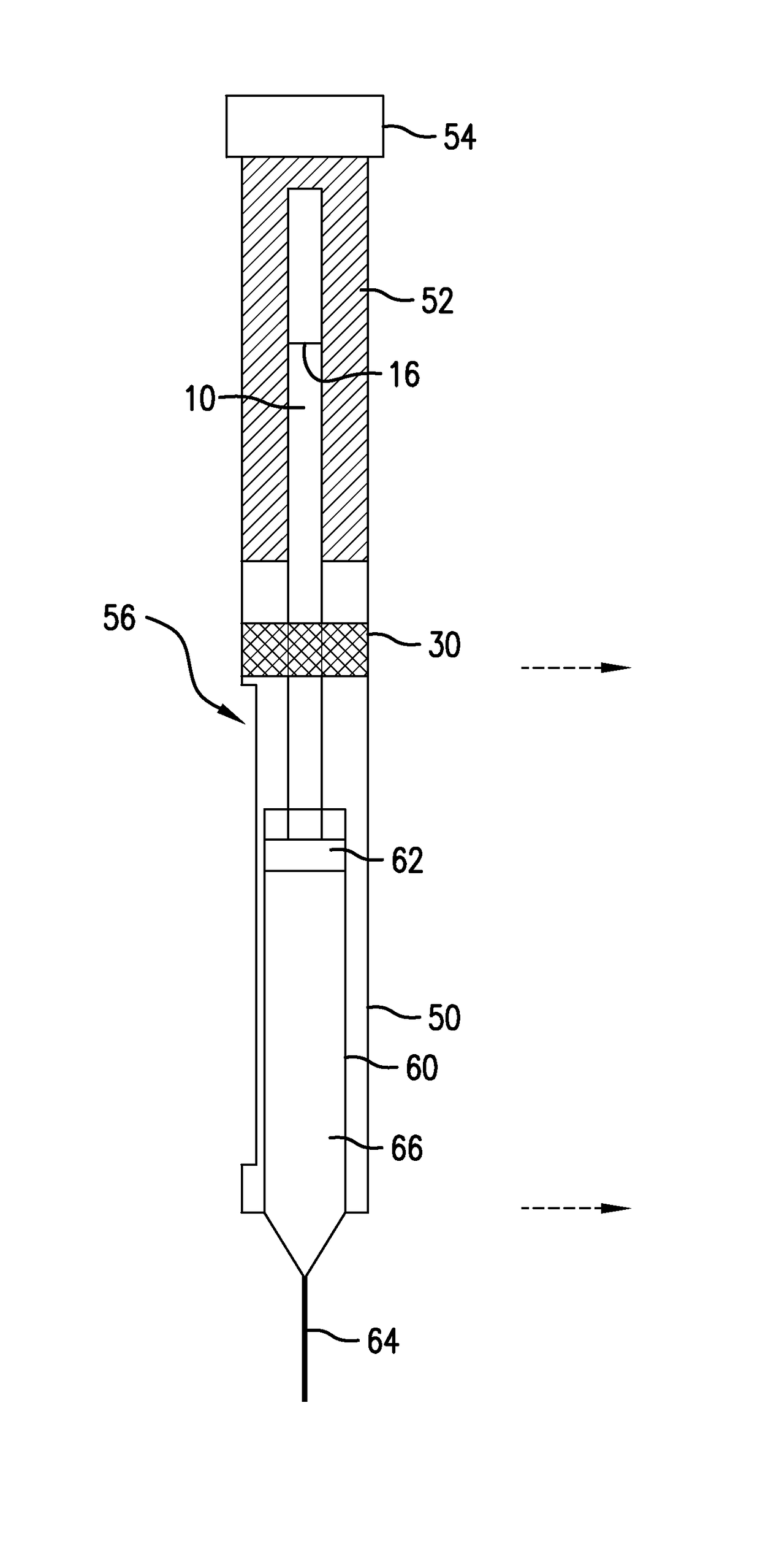 Medication injector with near-empty alert