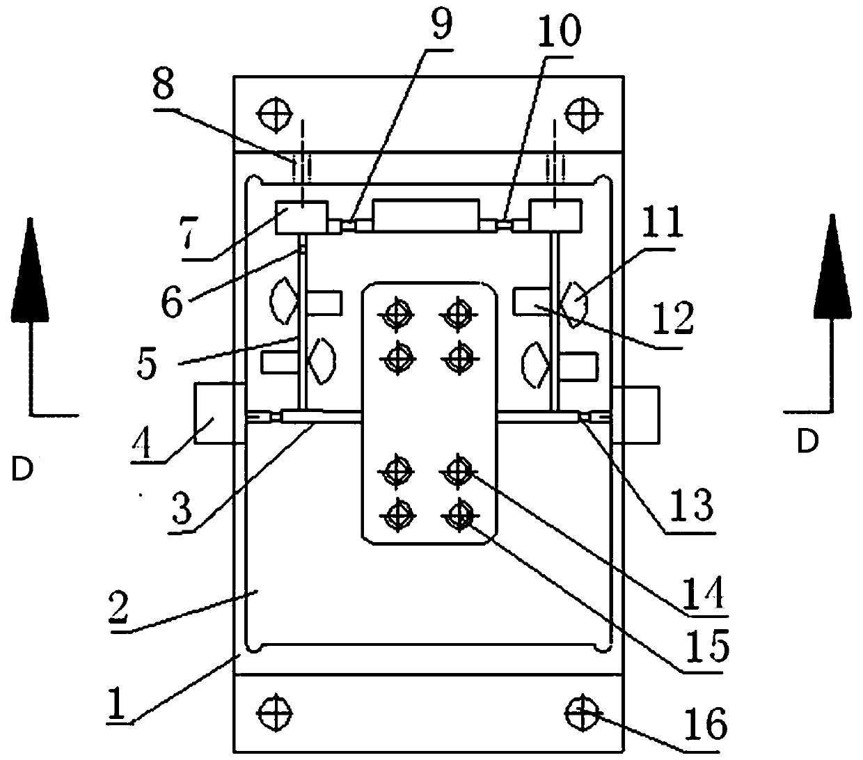 High-isolation microwave test fixture for ultrahigh-power GaN microwave devices