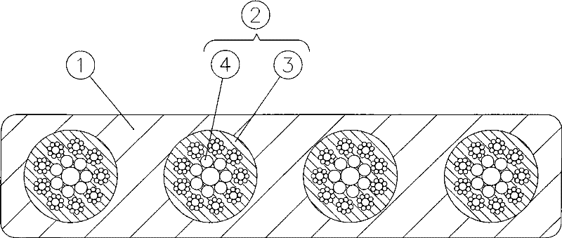 Stretching assembly of elevator apparatus