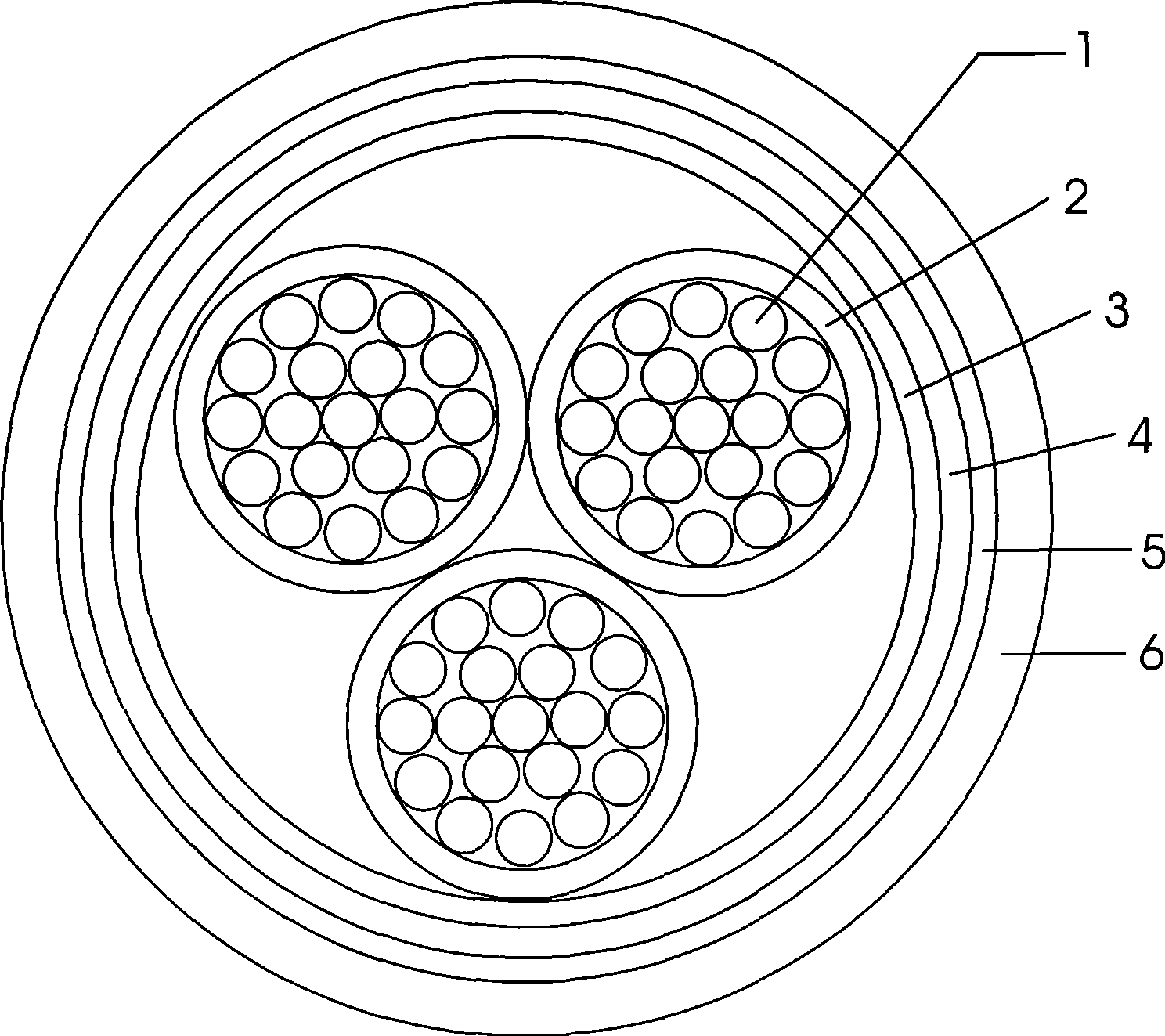 Photovoltaic electric cable for switching between the wind power and solar power