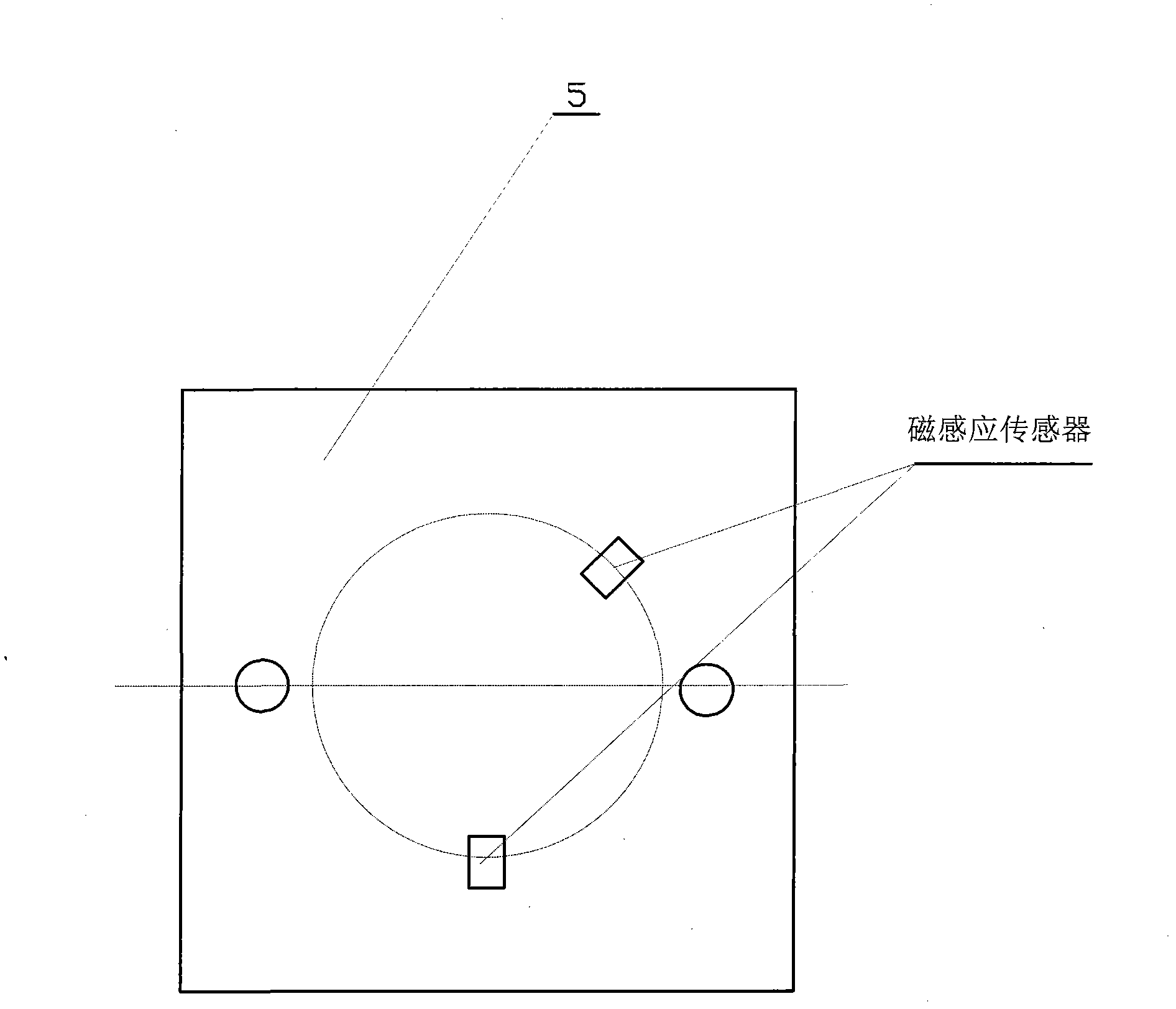 Signal transmission and metering algorithm for impeller magnetic inductive basic water and heat meter