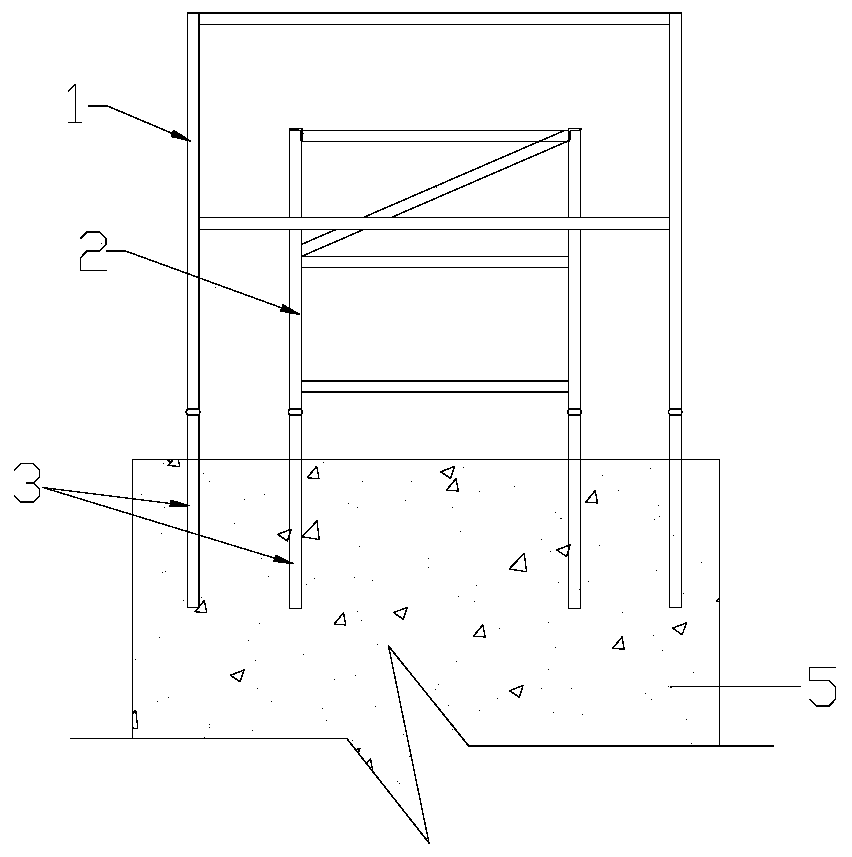 Construction method for controlling embedded quality of foundation bolt embedded part